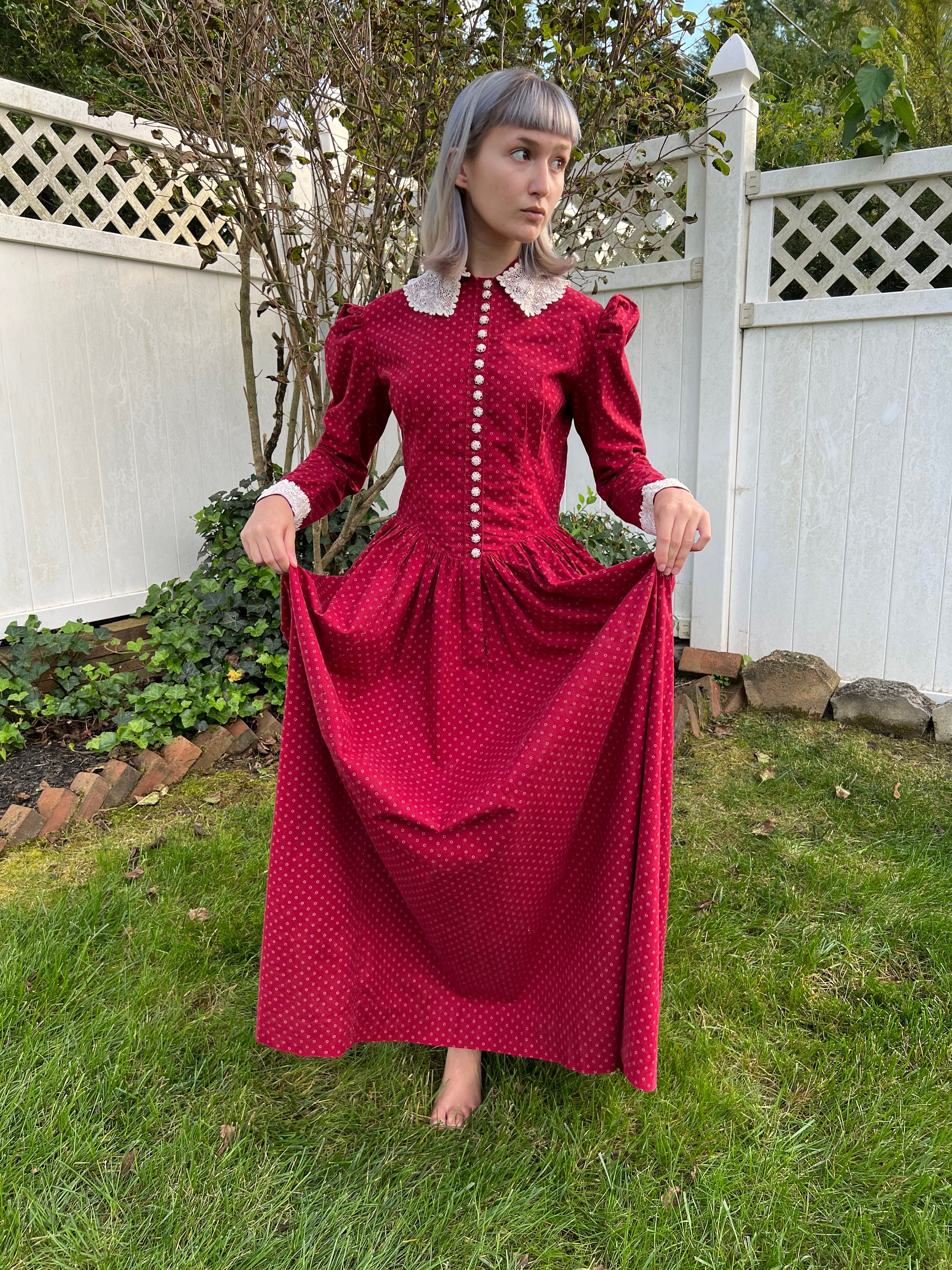 アニックANNIK Leg of mutton dressマトンスリーブドレス ☆着丈調整可☆オンライン限定☆レッグオブマトンドレス Leg of mutton