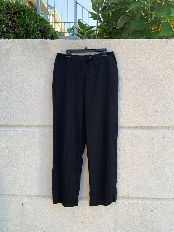 Vintage 70’s L.L. Bean Black Wool Trousers