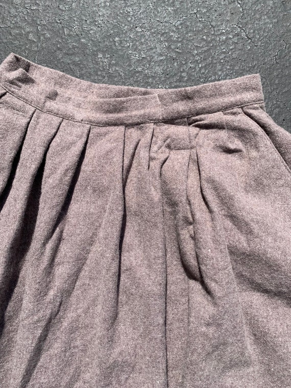 Vintage 60’s Gray Pleated Skirt - image 2