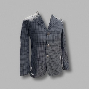 Vintage 40’s Best & Co Gray Plaid Blazer
