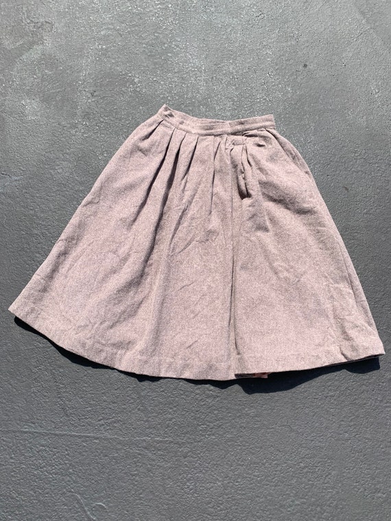 Vintage 60’s Gray Pleated Skirt