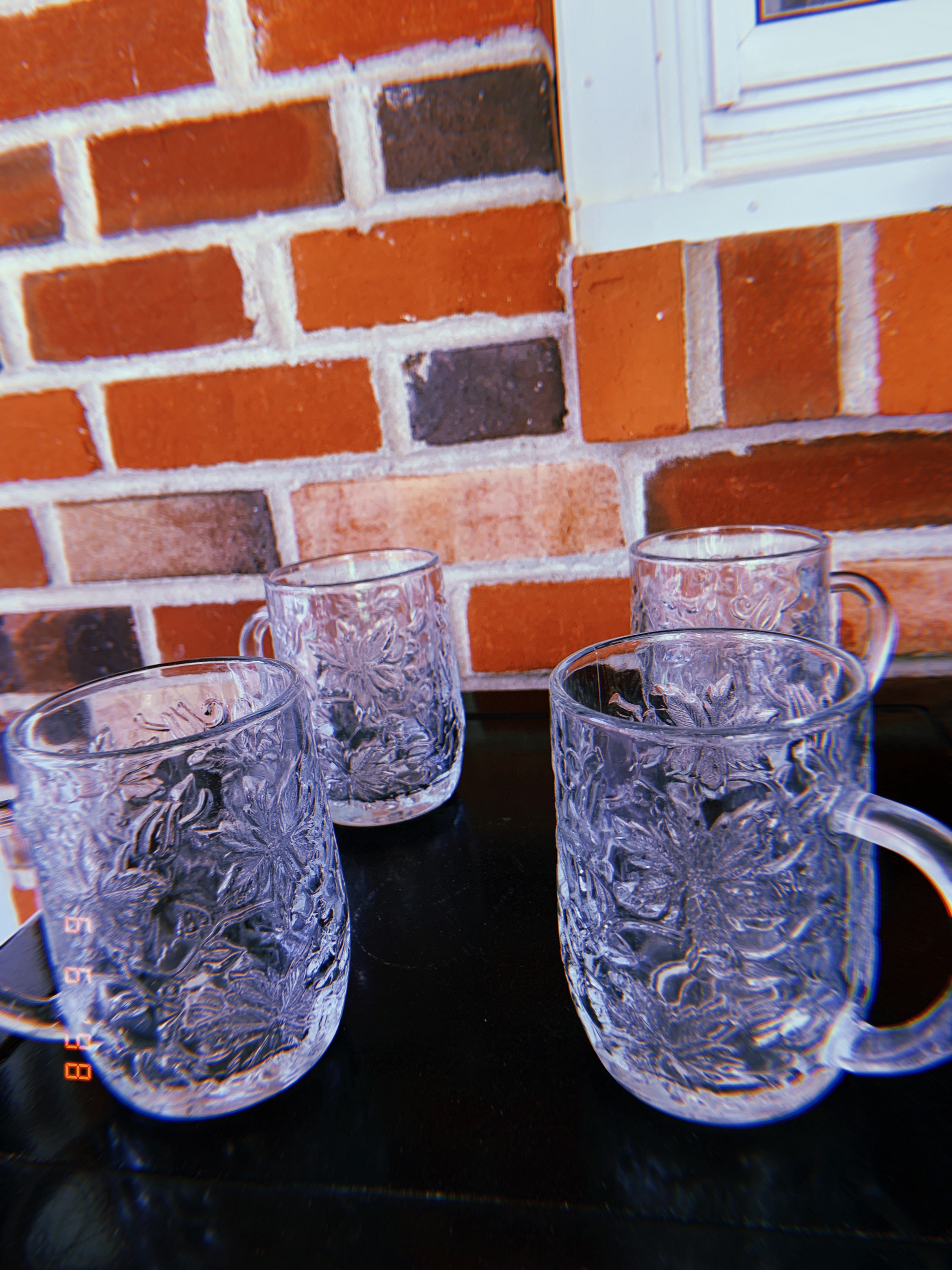 Set de cuatro tazas de café Princess House de los años 70 Etsy España