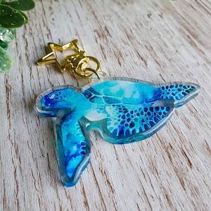 Galactic Sea Turtle | Acrylic Keychain