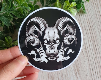 Houndoom Fire Hound Glossy Vinyl Stickers