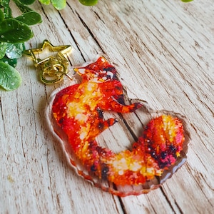 Galactic Red Panda | Acrylic Keychain