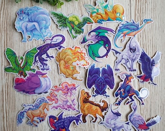 Various Ability Forms Glossy Vinyl Stickers