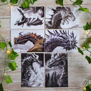 Drache Postkarten