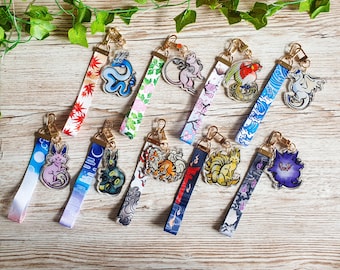Pokekami Various Lanyard Keychain Charms