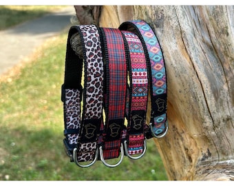 Small Dog Collar – Ajustable Collar with Soft Webbing, Strong Buckle, and Custom Patterns