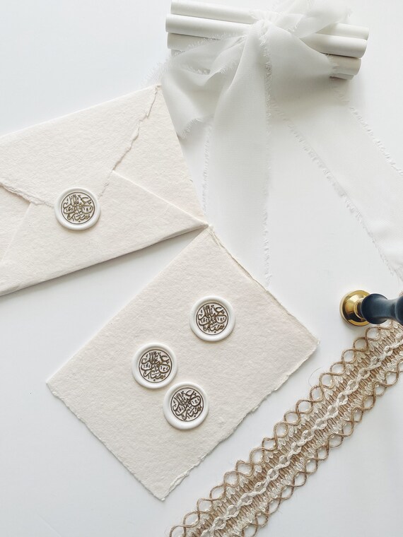 Eid Mubarak Wax Seal, Eid Envelope Stickers