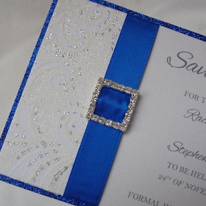 Save The Date Karte mit Magnet - Regal