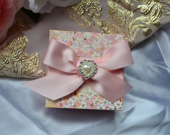 Sakura Pink  - Square Favour Box