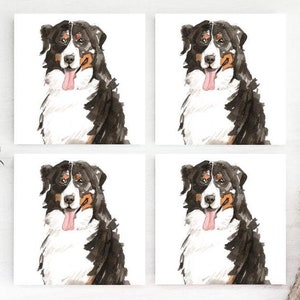 Bernese Mountain Dog Coasters, Bernese Mountain Dog Coaster Set, Bernese Mountain Dog Drink Coasters, Bernese Mountain Dog Owner Gift