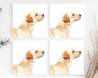 Labrador Retriever Coasters, Labrador Retriever Coaster Set, Labrador Retriever Coaster Gift, Labrador Retriever Drink Coasters