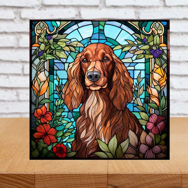 Irish Setter Art Etsy