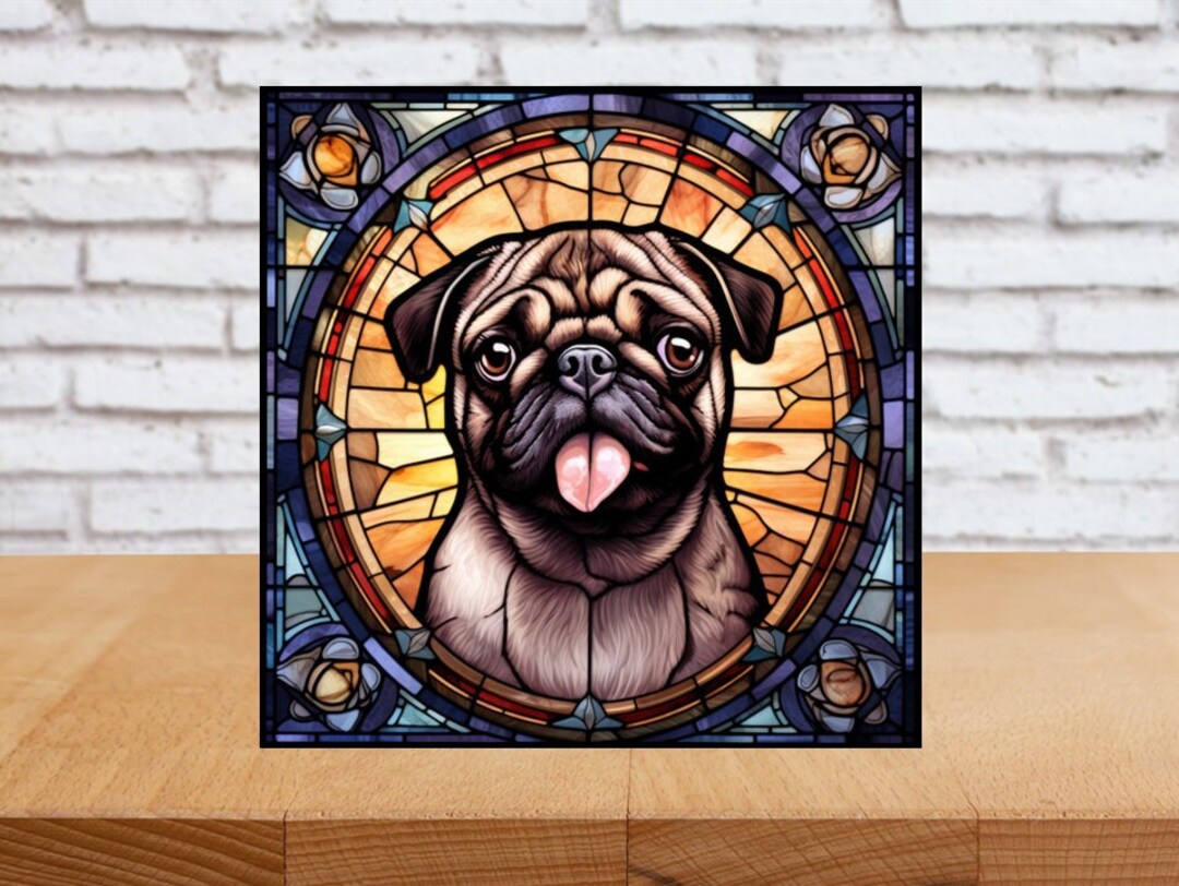 Pug Wall Art Pug Decorative Art Pug Sign Pug Home Decor Etsy