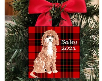 cavapoo dog ornaments