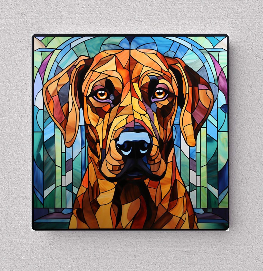 Rhodesian Ridgeback Wall Art, Rhodesian Ridgeback Sign, Rhodesian ...