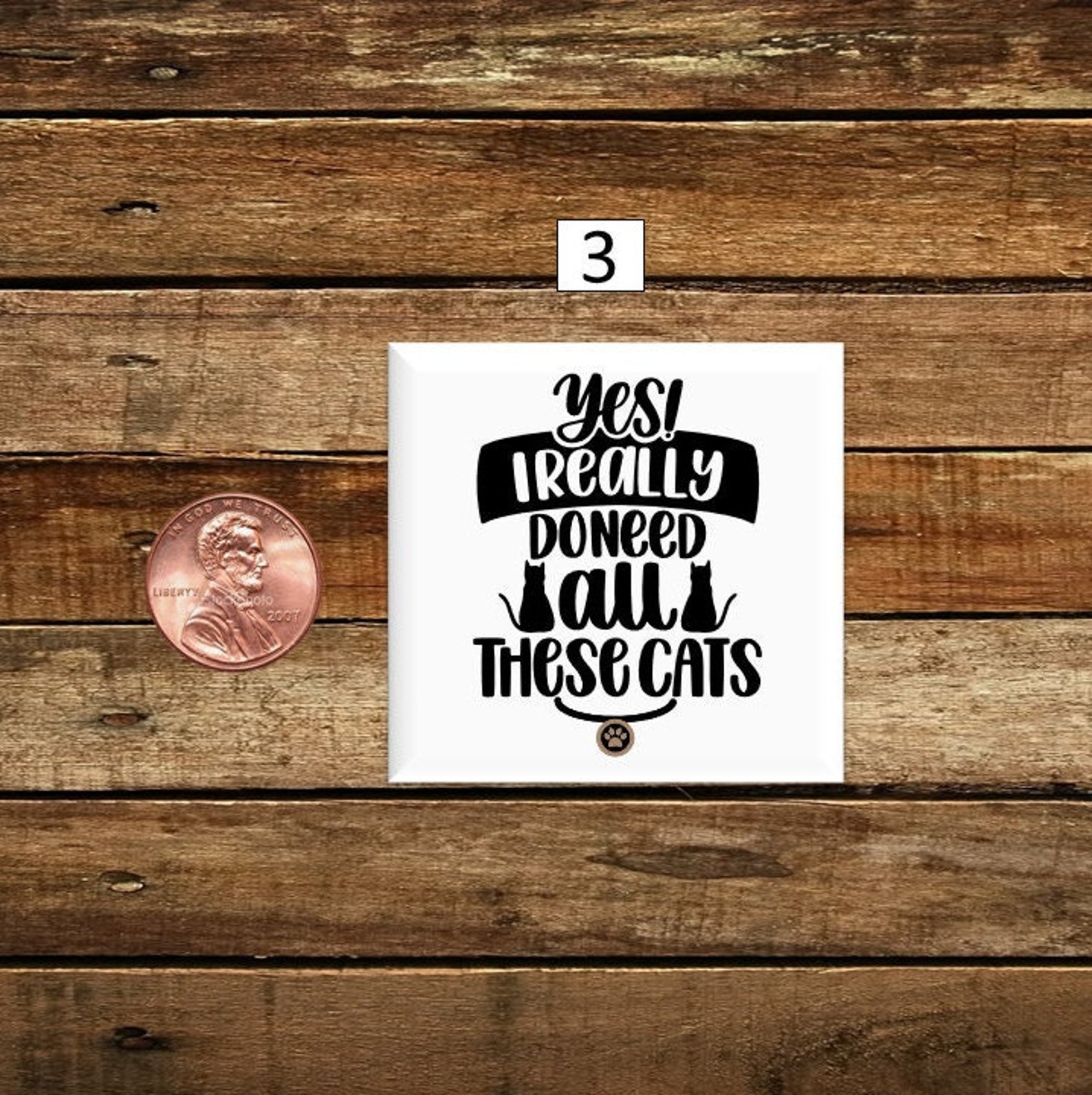 Funny Cat Cat Lover Cat Refrigerator Etsy