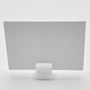 Mini White Marble Card Holder, Card Display Holder, Wedding Place Card, Thassos Marble Holder, Modern Table Name Holder, Minimalist Decor