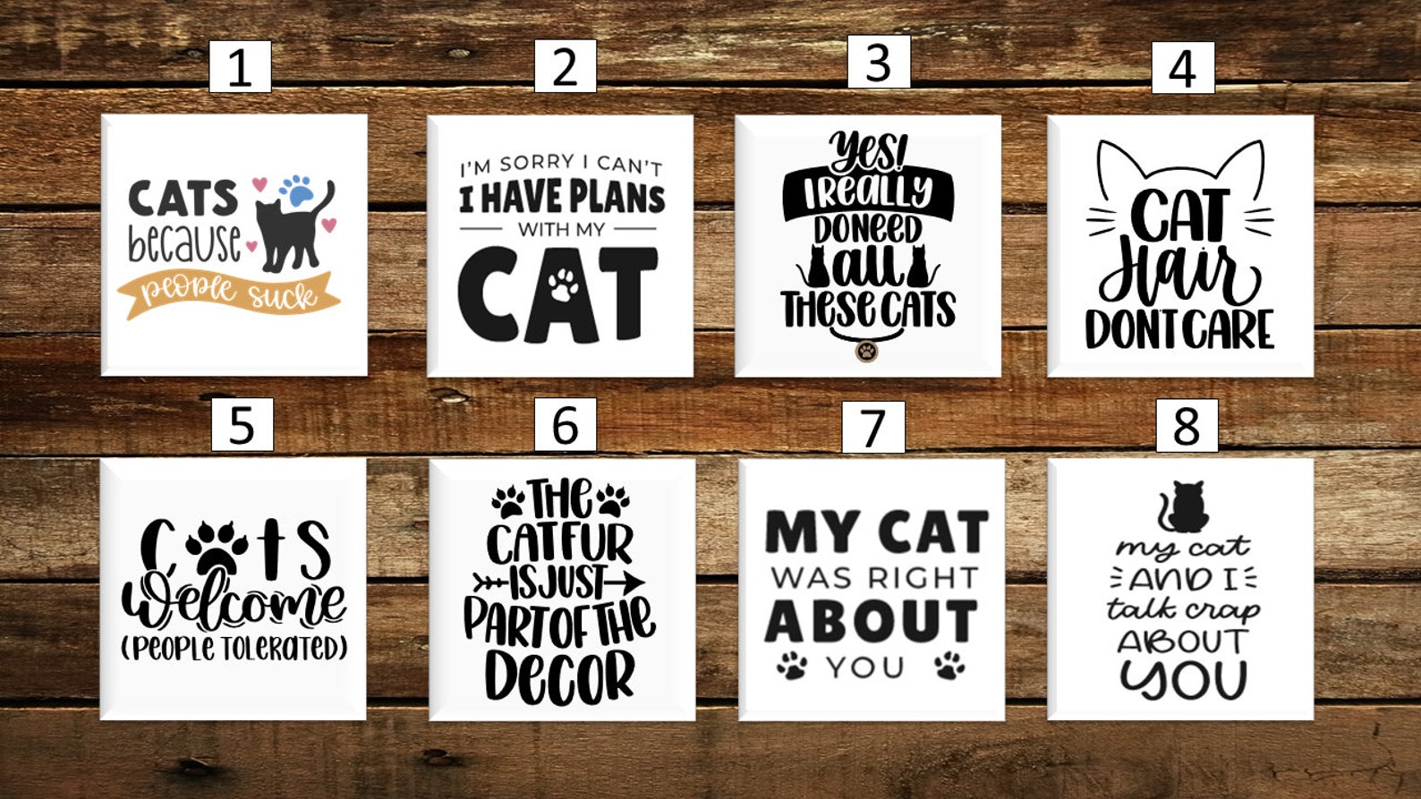 Funny Cat Cat Lover Cat Refrigerator Etsy