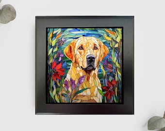 Yellow Lab Jewelry or Keepsake Box, Yellow Lab Memory Box, Yellow Labrador Decorative Box, Pet Loss Gift, Yellow Lab Gift