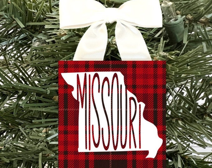 Missouri Ornament, Missouri State Ornament, Missouri Ornament, Missouri Christmas Ornament