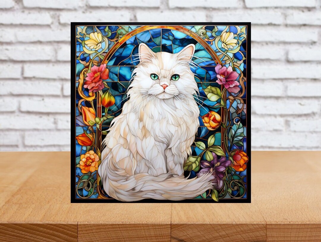 Persian Cat Wall Art, Persian Cat Decorative Wood Sign, Cat Sign, Cat