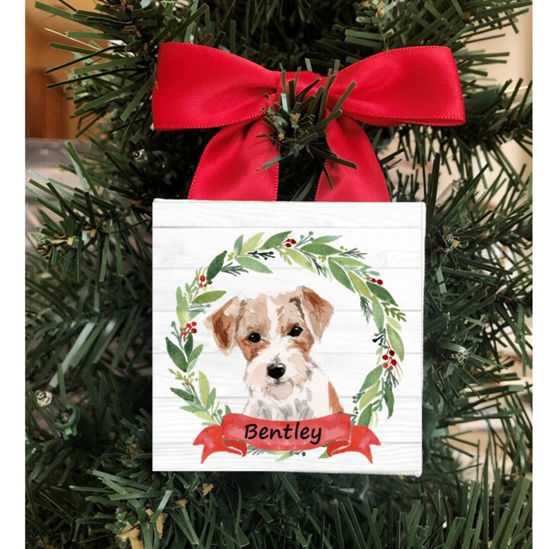 Jack Russell Ornament Personalized Jack Russell Ornament Etsy