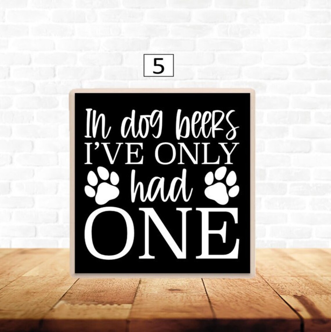 Funny Dog Coasters Funny Dog Coaster Gift Mix and Match Set Etsy