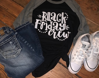 Black Friday Crew tshirt, Black Friday Shopper shirt,Black Friday Matching tees, Warning Black Friday Shopper, Group Shopping Shirts