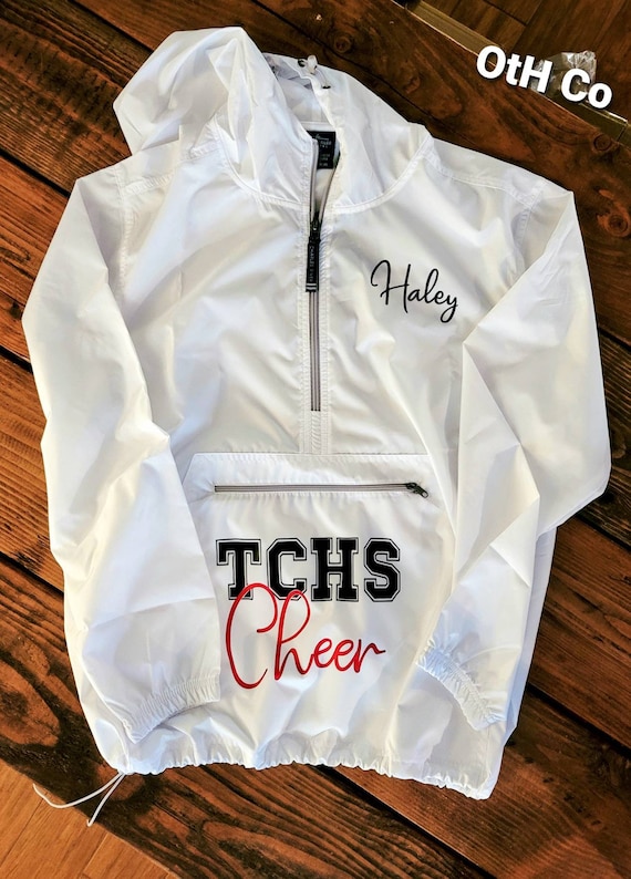 Cheerleading sales rain jacket