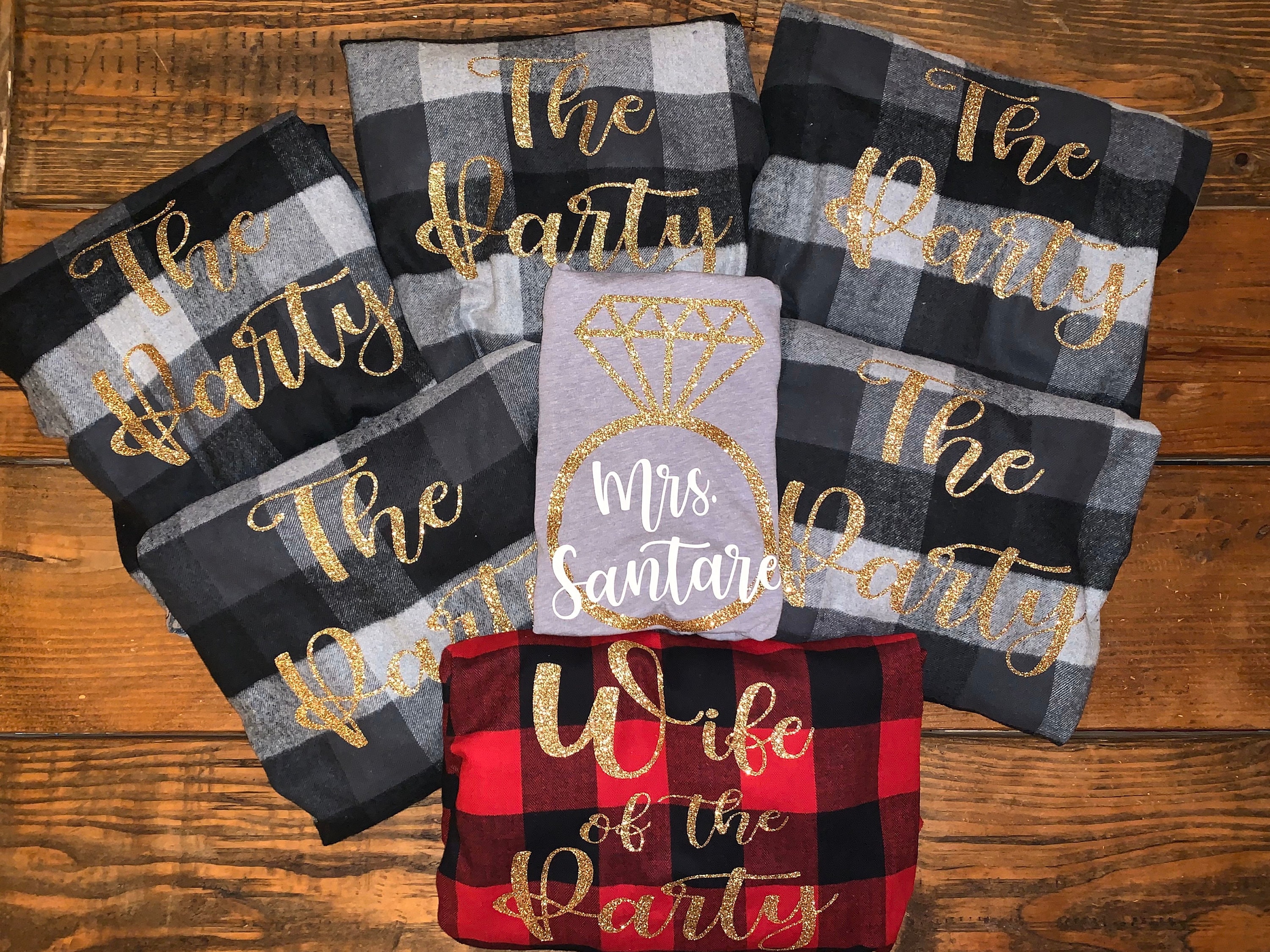 bridesmaid flannels