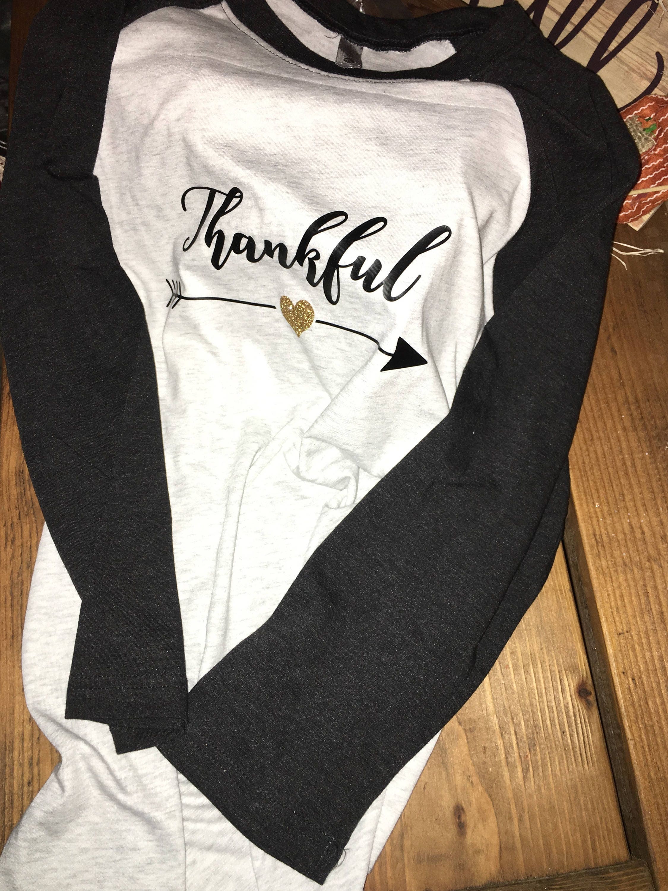 womens thankful shirt