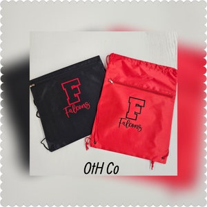 Sac à cordon mascotte, Sac mascotte d'équipe avec cordon de serrage, Sac à dos d'école, Sac de sport avec cordon, Sac de sport personnalisé pour école, Sac de rentrée