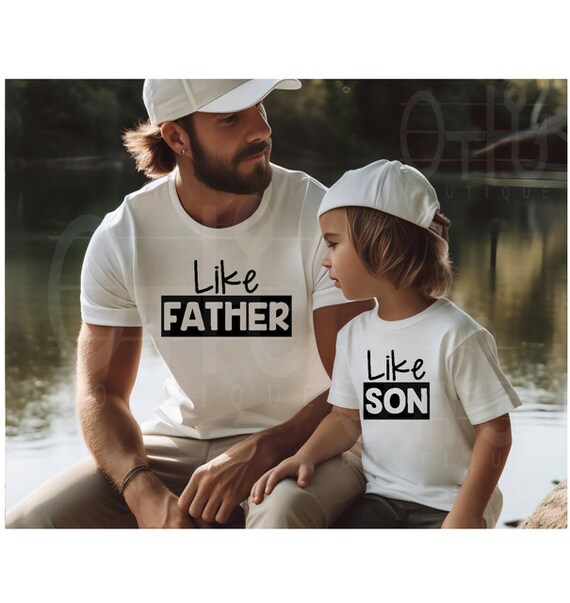 Father and Son shirts, Matching daddy and me, Fathers Day shirt, Like Father, Like Son tshirts, Shirts for dad and son, gifts for dad