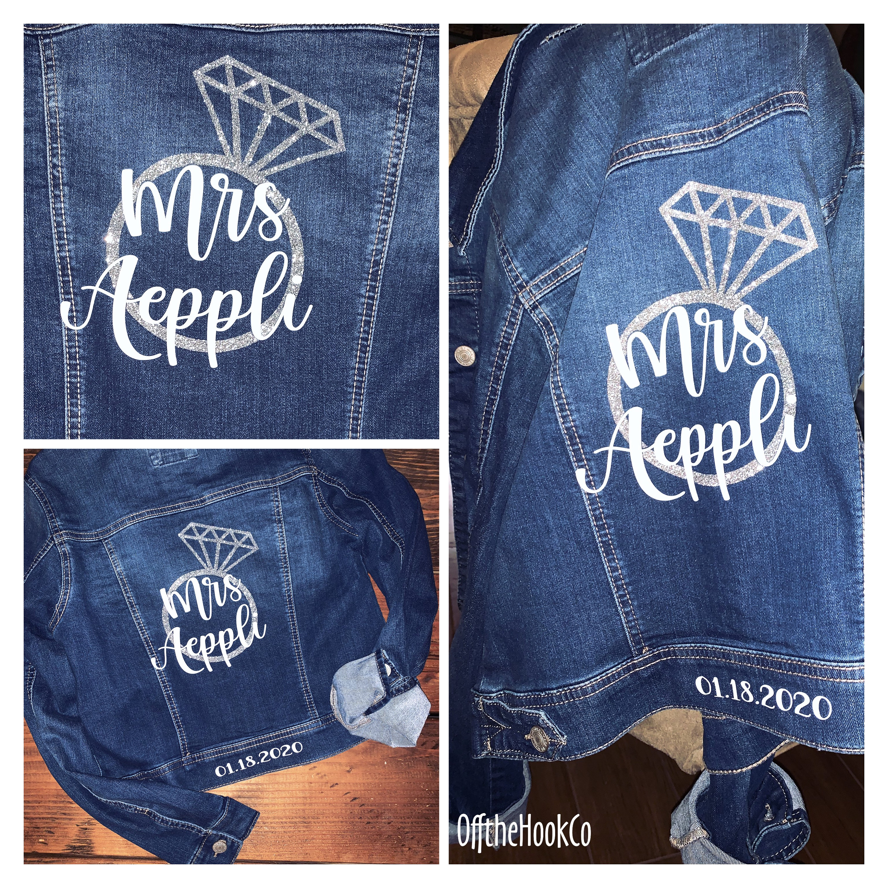 Mrs Denim Jacket Future Mrs Jacket Bridal Jackets Couples Jean