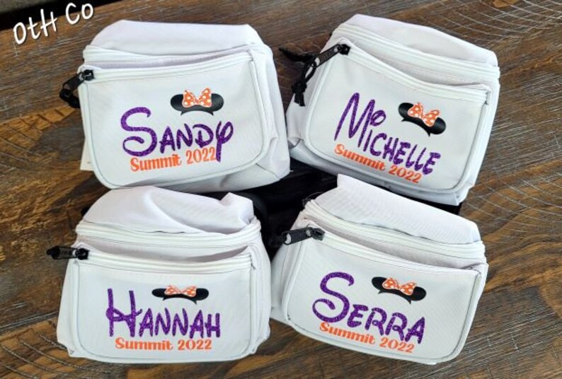 Disney Fanny Pack/Personalized Fanny Pack/Mickey bag/Vacation Belt Bag/Cheer Nationals Bag/Custom belt bag/Disney gifts/Cheer Nationals 2024 image 2