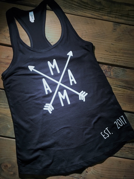 Mama arrow shirt/Mama/mothers gift/mom tank/trendy mama/momma/tank tops/mom/momlife/mother/shirts/gifts for mom/mama est./momma love