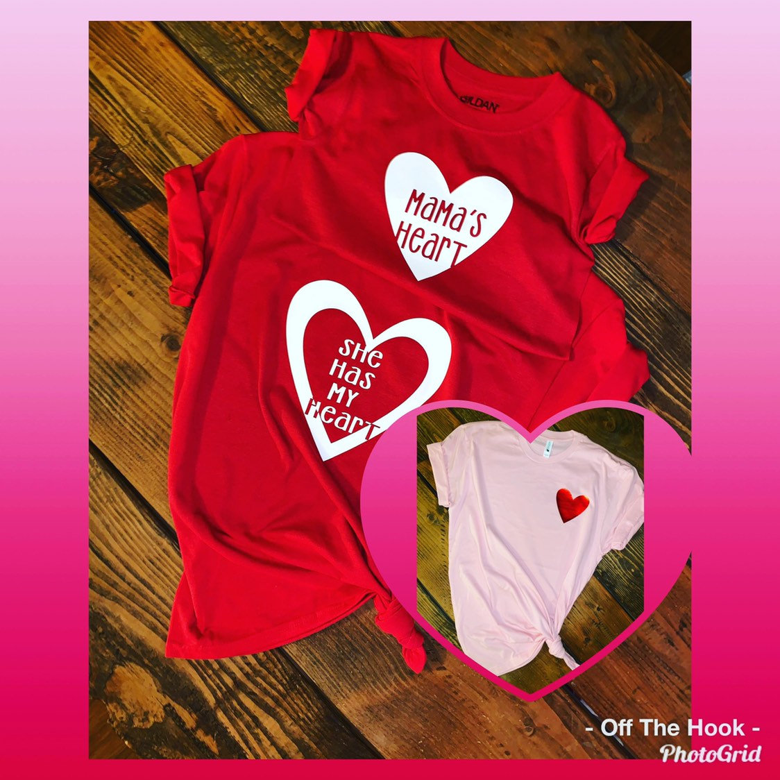 Heart tshirt/pink and red vday shirt/Womens Valentine ...