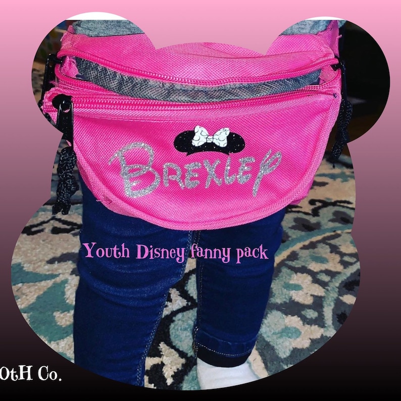 Disney Fanny Pack/Personalized Fanny Pack/Mickey bag/Vacation Belt Bag/Cheer Nationals Bag/Custom belt bag/Disney gifts/Cheer Nationals 2024 image 6