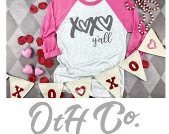 Xoxo Y'all/New trending 2025/Valentine Shirt/Valentines Day/Love Shirt/Cute Valentine Shirt/#valentinesdaygifts/Xoxo/Be Mine/Gifts for her