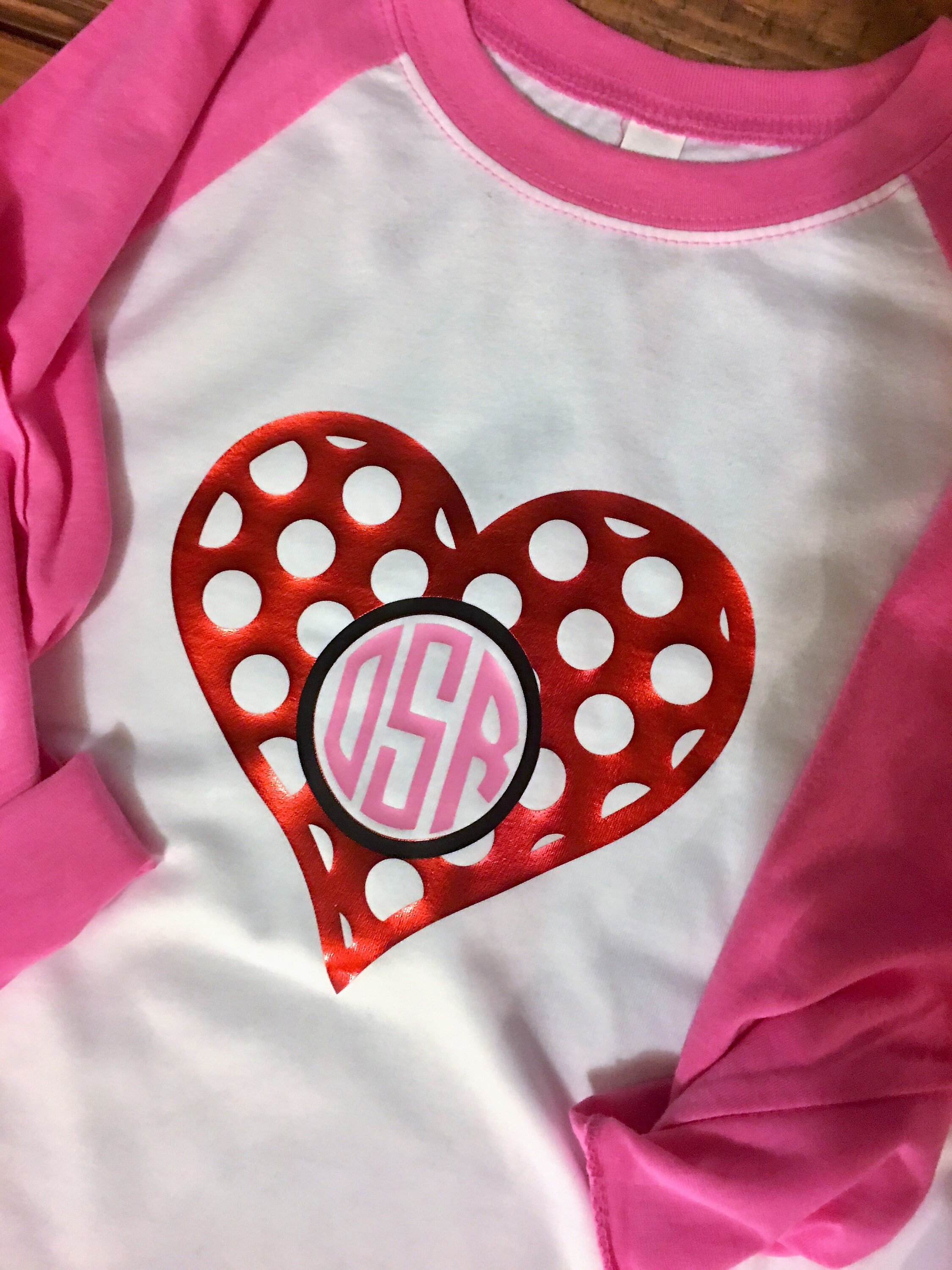 Tac toe svg tic valentine xoxo valentines svgs cart Monogrammed Heart Raglan Shirt/Valentine Shirt personalized/XOXO Shirt