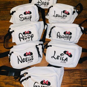 Disney Fanny Pack/Personalized Fanny Pack/Mickey bag/Vacation Belt Bag/Cheer Nationals Bag/Custom belt bag/Disney gifts/Cheer Nationals 2024 image 5