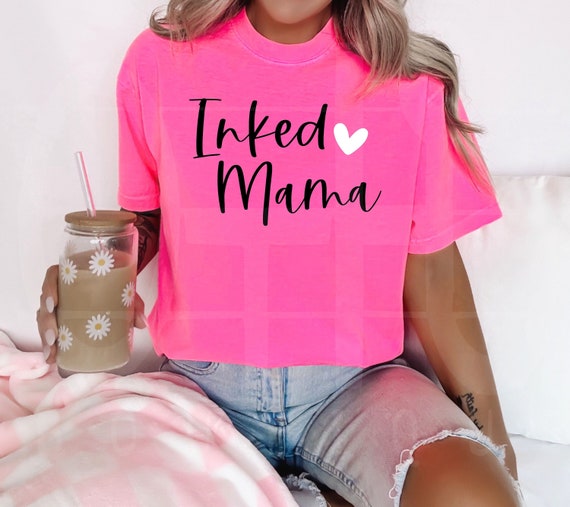 Inked Mama shirt,MAMA tshirt,Mothers Day Gift,In my Mama Era,Leopard Mama,Comfort Colors shirt,Mama tshirt,Gifts for mama,MAMA est 2024