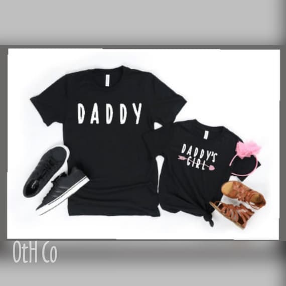 Daddy and Daughter matching shirts/Father's Day/gifts for dad/Daddy's girl shirts/Daddy shirt/Girl and dad shirt/Matching Daddy/daughter tee