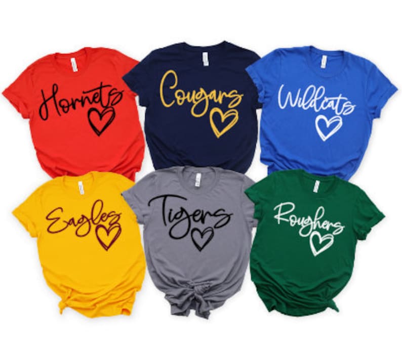 Favorite Team shirt,Team mascot tshirt,School team tee/hoodie,Love Favorite team tee,School logo shirt,Back to School shirt,mascot shirt 