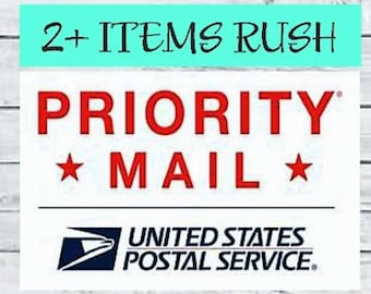 Rush Fees for 2 + Items