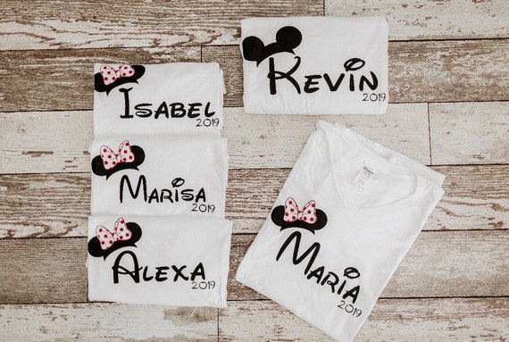 Disney family Vacation shirts, Personalized Disney vacay shirts, matching family T-shirt's, Disney Family Shirts, Mickey shirt, Disney gifts