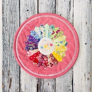 Rainbow Floral Micro Mini Dresden Sewing Project Kit